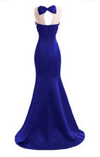 Sexy Prom Dresses Scoop Royal Blue Short Train Long Prom Dress/Evening Dress JKL351