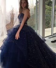 Luxury Prom Dresses Sweetheart Sweep/Brush Train Sequins Sexy Prom Dress/Evening Dress JKL355