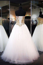 Chic Prom Dresses Sweetheart Floor-length Rhinestone Prom Dress/Evening Dress JKL372