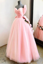 Chic Prom Dresses Sweetheart Ball Gown Floor-length Pink Prom Dress/Evening Dress JKL385