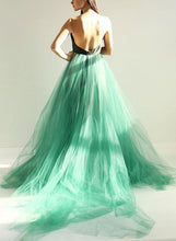 Cheap Prom Dresses Spaghetti Straps Hunter Green Sexy Prom Dress/Evening Dress JKL390
