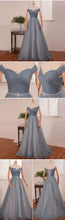 Beautiful Prom Dresses Off-the-shoulder Floor-length Sexy Prom Dress/Evening Dress JKL405