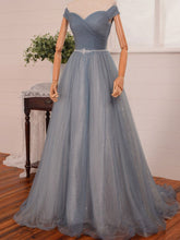 Beautiful Prom Dresses Off-the-shoulder Floor-length Sexy Prom Dress/Evening Dress JKL402