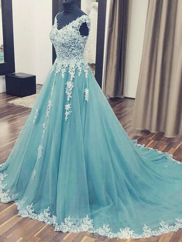 Beautiful Prom Dresses Ball Gown Sweep/Brush Train Sexy Prom Dress/Evening Dress JKL407