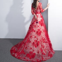 Beautiful Prom Dresses Off-the-shoulder Floor-length Sexy Prom Dress/Evening Dress JKL414