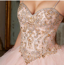 Ball Gown Prom Dresses Spaghetti Straps Rhinestone Chic Prom Dress/Evening Dress JKL441