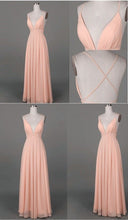 Cheap Prom Dresses Spaghetti Straps A-line Floor-length Sexy Prom Dress Chiffon JKL459