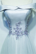 Sexy Prom Dresses Off-the-shoulder Floor-length Appliques Long Prom Dress Evening Dress JKL465