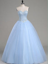 Ball Gown Prom Dresses Sweetheart Floor-length Long Prom Dress Sequins Evening Dress JKL472