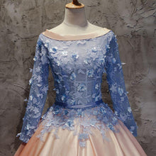 Beautiful Prom Dresses Scoop Sexy Ball Gown Prom Dress Lace Evening Dress JKL481