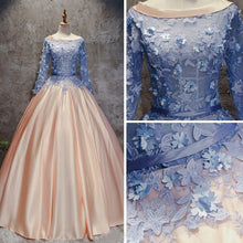 Beautiful Prom Dresses Scoop Sexy Ball Gown Prom Dress Lace Evening Dress JKL481