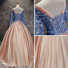 Beautiful Prom Dresses Scoop Sexy Ball Gown Prom Dress Lace Evening Dress JKL481
