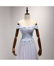 Sexy Prom Dresses Off-the-shoulder Floor-length Chic Prom Dress A-line Evening Dress JKL483