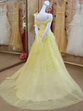 Beautiful Prom Dresses Off-the-shoulder Sweep/Brush Train Prom Dress Sexy Evening Dress JKL491