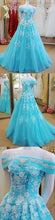 Beautiful Prom Dresses Off-the-shoulder Sweep/Brush Train Prom Dress Sexy Evening Dress JKL491