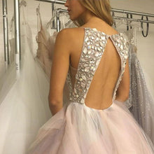 Sexy Prom Dresses Ball Cown Rhinestone Long Prom Dress Tulle Evening Dress JKL502