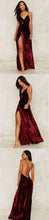 Cheap Prom Dresses Spaghetti Straps Floor-length Sexy Long Burgundy Prom Dress JKL525