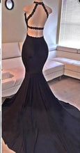 Black Prom Dresses High Neck Lace Slit Long Prom Dress Sexy Evening Dress JKL536