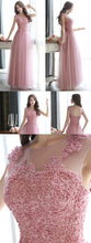 Cute Prom Dresses A-line Scoop Floor-length Beading Lace-up Long Prom Dress JKL554
