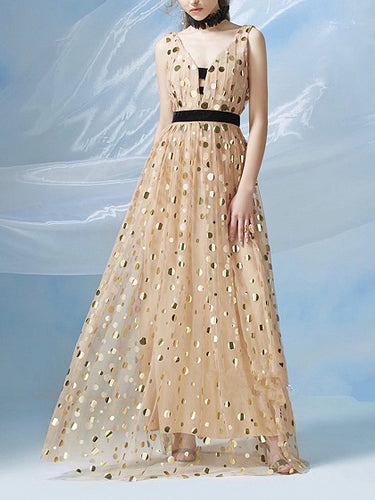 Cheap Prom Dresses Straps A-line Floor-length Tulle Long Simple Prom Dress JKL635