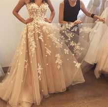 Cute Prom Dresses A-line Sweetheart Floor-length Beautiful Long Prom Dress JKL662