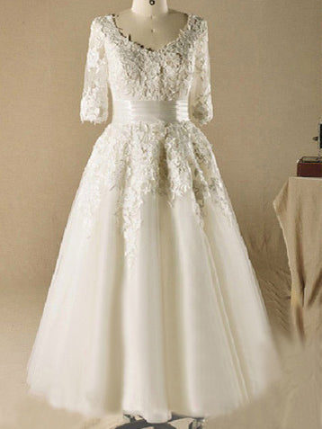 Beautiful Prom Dresses Aline V-neck Floor-length Tulle Long Prom Dress Chic Evening Dress JKL682