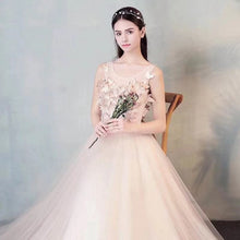 Chic Prom Dresses A-line Butterfly Scoop Floor-length Sexy Prom Dress Long Evening Dress JKL708