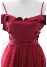 Beautiful Prom Dresses A-line Spaghetti Straps Sexy Prom Dress Long Evening Dress JKL760|Annapromdress