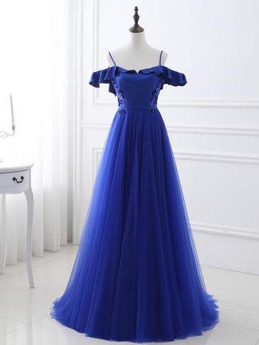 Beautiful Prom Dresses A-line Spaghetti Straps Sexy Prom Dress Long Evening Dress JKL760|Annapromdress