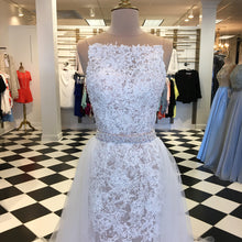 Luxury Prom Dresses Spaghetti Straps Shealth Lace Chic Long Prom Dress JKL797|Annapromdress