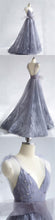 Fairy Prom Dresses V-neck Sweep Train Long Beautiful Lace Prom Dress JKL829|Annapromdress