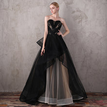 Black Prom Dresses Sweetheart Ball Gown Sweep Train Sexy Long Prom Dress JKL840|Annapromdress