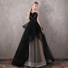 Black Prom Dresses Sweetheart Ball Gown Sweep Train Sexy Long Prom Dress JKL840|Annapromdress