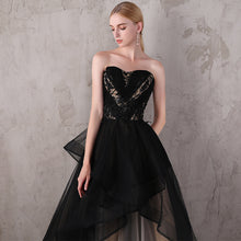Black Prom Dresses Sweetheart Ball Gown Sweep Train Sexy Long Prom Dress JKL840|Annapromdress