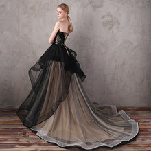 Black Prom Dresses Sweetheart Ball Gown Sweep Train Sexy Long Prom Dress JKL840|Annapromdress