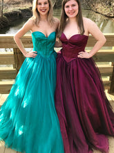 Simple Prom Dresses Sweetheart A-line Organza Prom Dress Sexy Evening Dress JKL903|Annapromdress