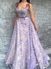 Beautiful Prom Dresses Spaghetti Straps A line Lace Prom Dress Sexy Evening Dress JKL971|Annapromdress