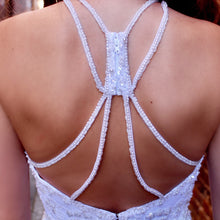 Two Piece Prom Dresses Halter A-line Beading Floor-lenght Lace Prom Dress JKL999|Annapromdress