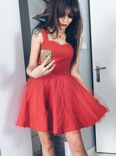 Homecoming Dress A-line Sleeveless Straps Short Prom Dress Party Dress JKS010|Annapromdress
