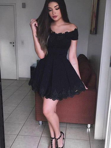 2017 Homecoming Dress Sexy Little Black Dress Short Prom Dress Party Dress JKS042