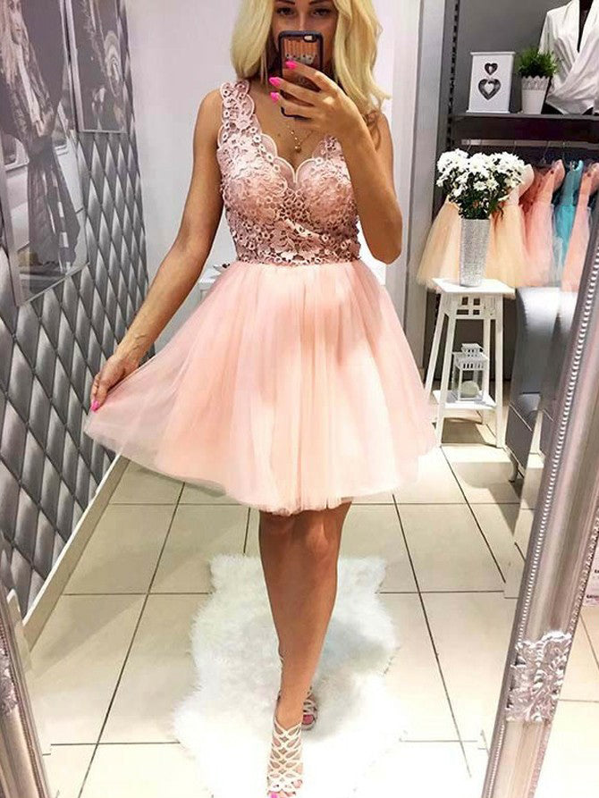pearl pink homecoming dresses Homecoming Dress main image 0