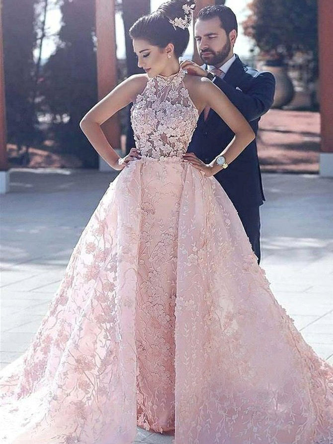 Luxury Wedding Dresses Halter Embroidery Organza Prom Dress/Evening Dr Anna PromDress Luxury Wedding Dresses Halter Embroidery Organza Prom Dress/Evening Dr Anna PromDress
