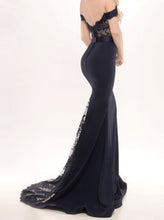 Prom Dresses Off-the-shoulder Elastic Woven Satin Prom Dress/Evening Dress JKS078