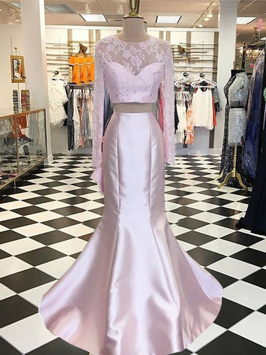 Pink Prom Dresses Satin Trumpet/Mermaid Prom Dress/Evening Dress JKS101