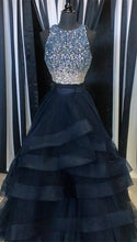 Two Pieces Prom Dresses Sexy Ball Gown Long Prom Dress/Evening Dress JKS102