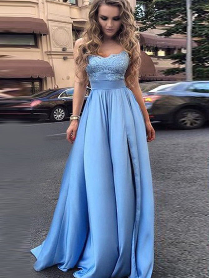 Beautiful Cheap Prom Dresses Sweetheart Long Prom Dress/Evening Dress – Anna PromDress