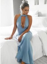 Sexy Prom Dress Sheath/Column Halter Long Prom Dress/Evening Dress JKS109