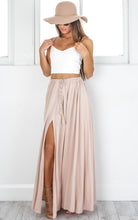 Two Pieces Prom Dresses Chiffon A-line Long Prom Dress/Evening Dress JKS113