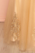 Beautiful Prom Dresses A-line Sweetheart Gold Lace-up Prom Dress/Evening Dress JKS121