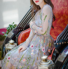 Beautiful Prom Dresses Scoop A-line Lace Tea-length Tulle Prom Dress/Evening Dress JKS129|Annapromdress